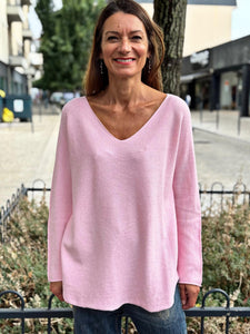 Pull doux TAO Rose