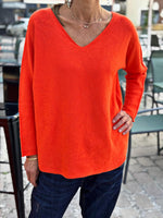 Charger l&#39;image dans la galerie, Pull doux TAO Orange
