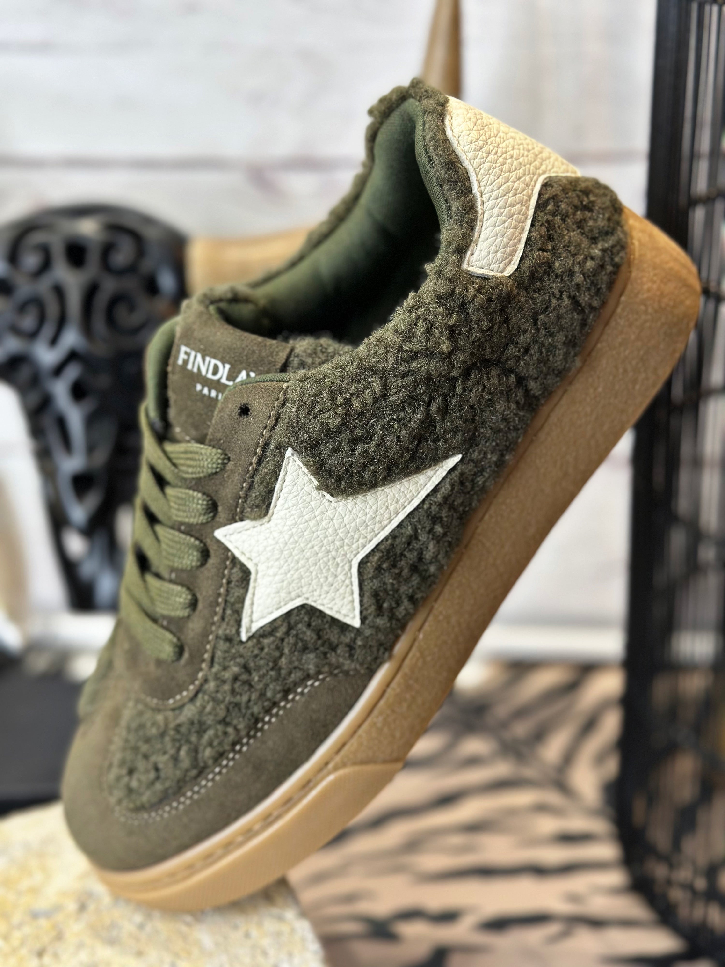 Baskets LILOU Kaki