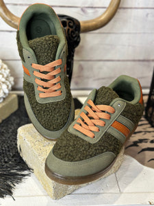 Baskets KENZA Kaki