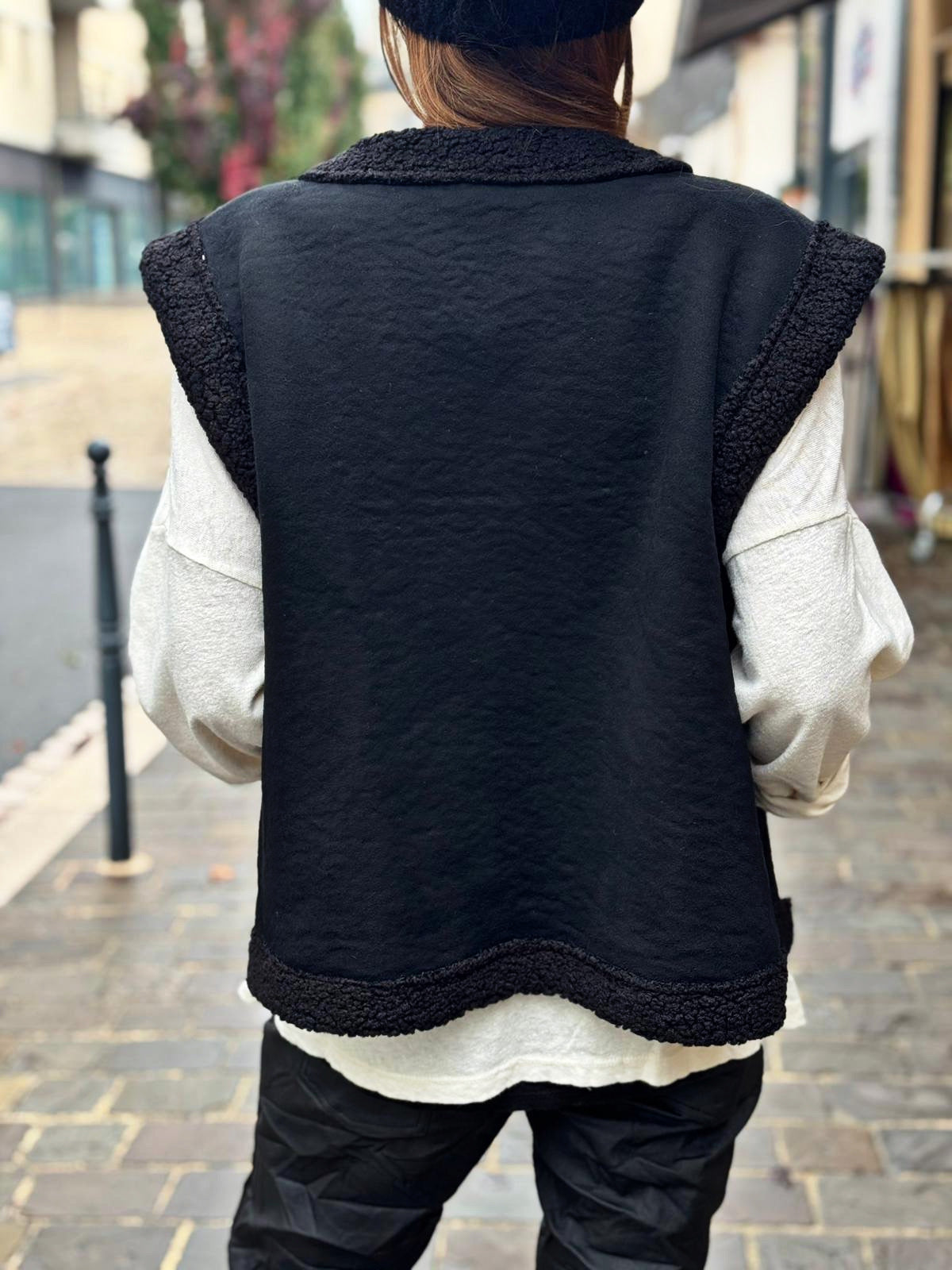 Gilet sans manche PAOLO Noir