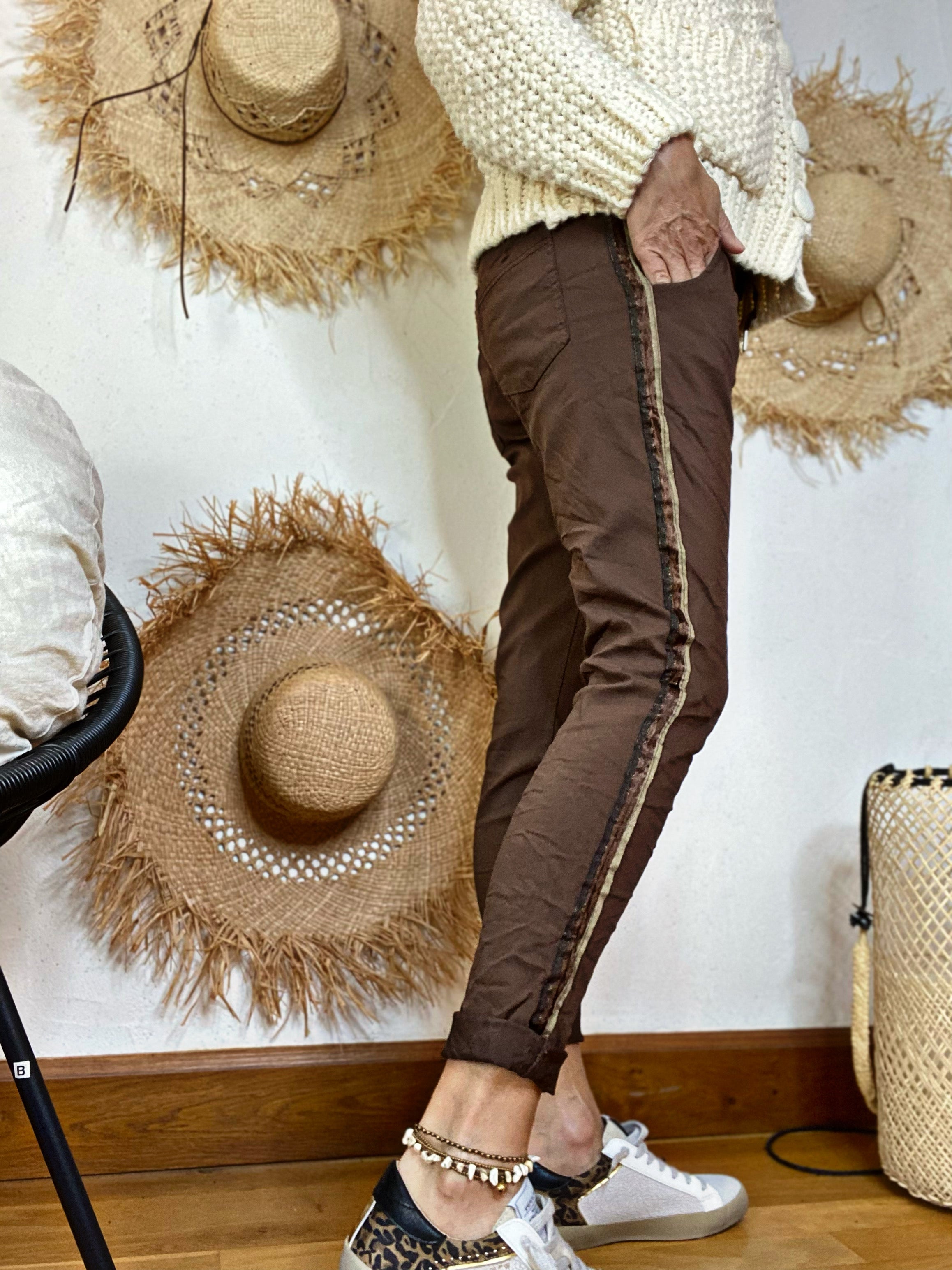 Pantalon MINO Chocolat