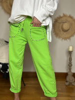 Charger l'image dans la galerie, Pantalon Jogg STUDIO Vert vif
