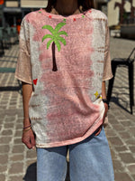 Charger l&#39;image dans la galerie, Tee shirt PALMIE  Rose
