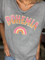 Charger l&#39;image dans la galerie, Tee shirt BOHEMIA Gris
