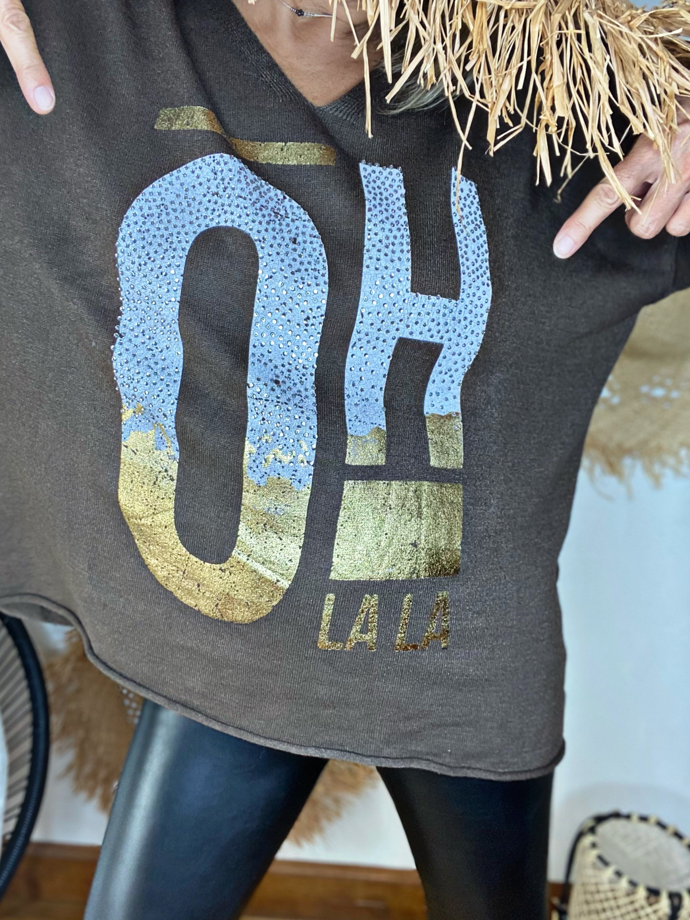 Pull OHLALA Chocolat