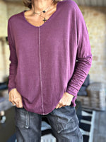 Charger l'image dans la galerie, Pull doux MARCO Prune
