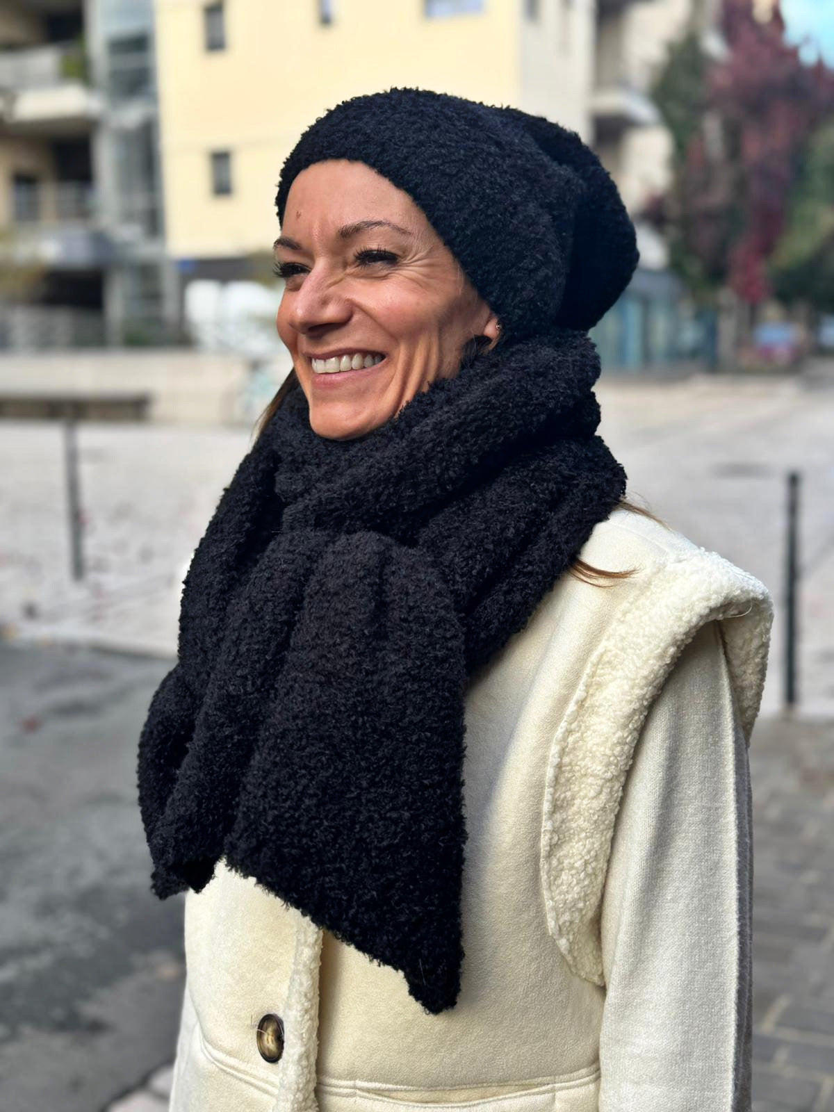 Bonnet MAKO - Écharpe JAKO Noir