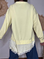 Charger l'image dans la galerie, Sweat fin ALBA Jaune
