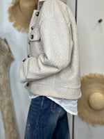 Charger l'image dans la galerie, Blouson bouclette GAB Beige
