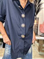 Charger l&#39;image dans la galerie, Chemise SOLYA Marine
