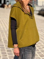 Charger l'image dans la galerie, Sweat sans manches VIKA Olive
