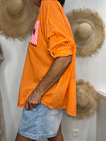 Charger l'image dans la galerie, Chemise LOVE PEACE Orange
