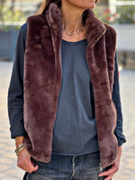 Load image into Gallery viewer, NAIA Choco sleeveless vest
