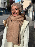 Charger l&#39;image dans la galerie, Bonnet MAKO - Écharpe JAKO Camel
