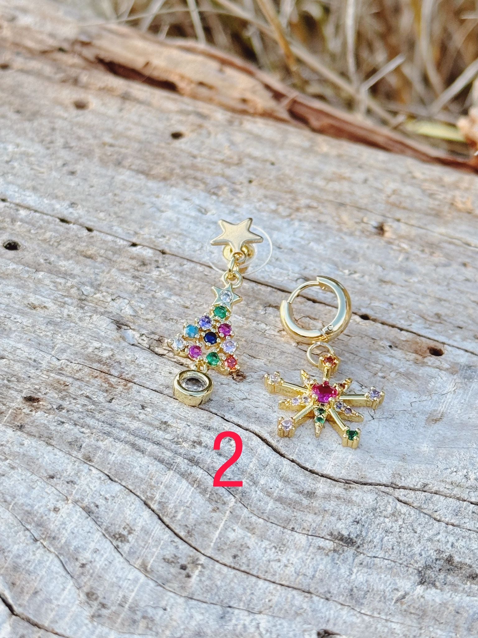 Boucles d'oreilles NOEL 2 Multico