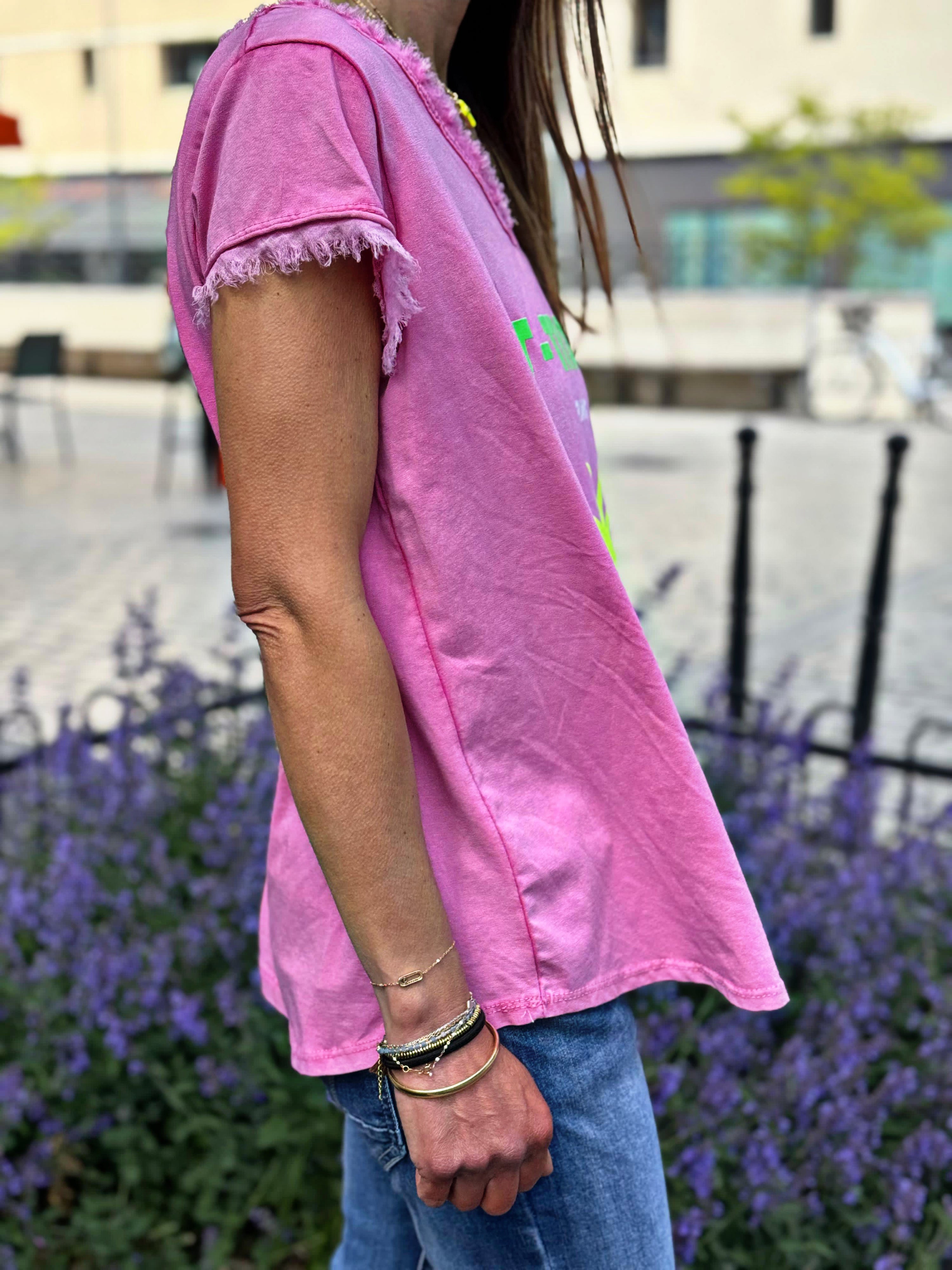 Tee shirt ST-TROPEZ Fuchsia