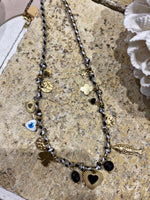 Charger l&#39;image dans la galerie, Collier SIA Noir
