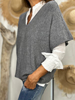 Charger l'image dans la galerie, Pull doux LALY Gris
