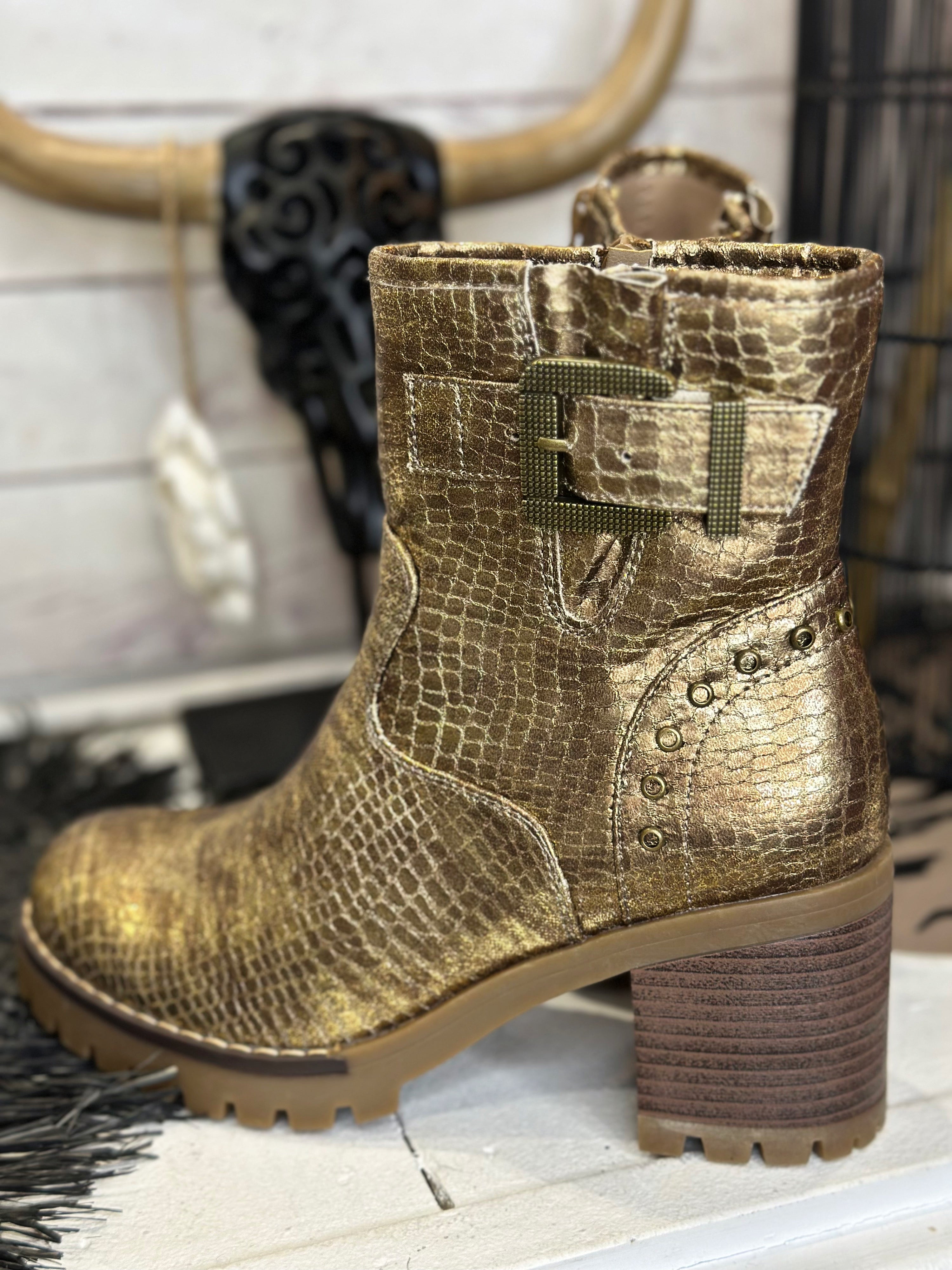 Boots MARGAUX Gold