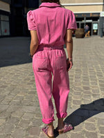 Charger l'image dans la galerie, Combinaison pantalon Fuchsia - AZURA
