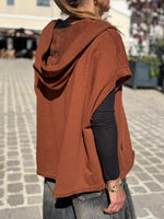 Charger l'image dans la galerie, Sweat sans manches VIKA Terracotta
