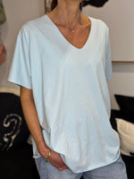 Charger l'image dans la galerie, Tee shirt uni LORIS Bleu ciel
