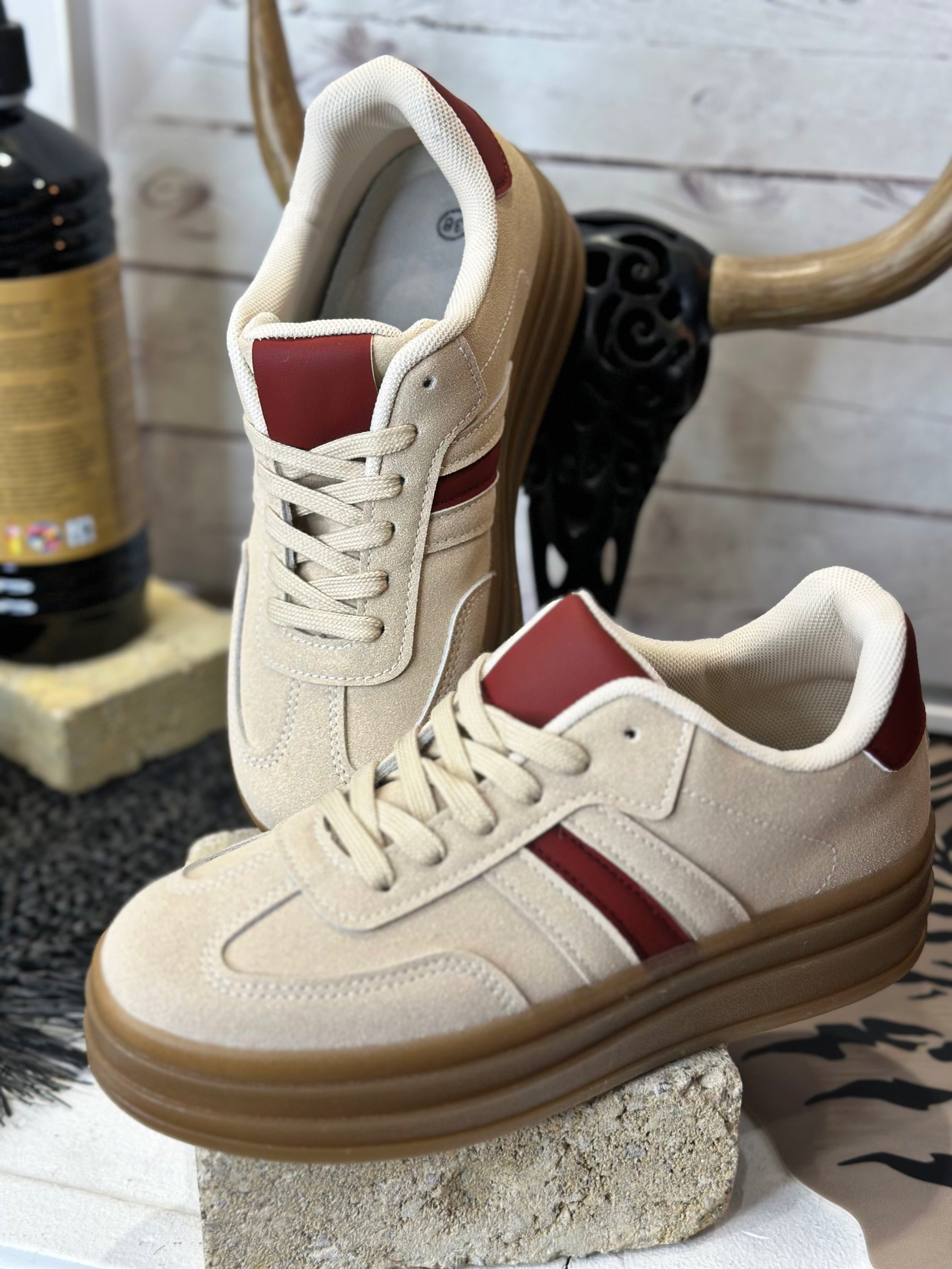 Baskets PAQUITA Beige