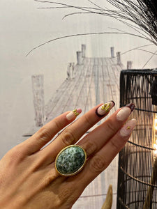 Bague JADE Kaki