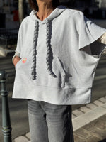 Charger l'image dans la galerie, Sweat SPATULA Banditas Gris coton gratté coupe large
