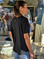 Charger l&#39;image dans la galerie, Tee shirt SMILE Noir
