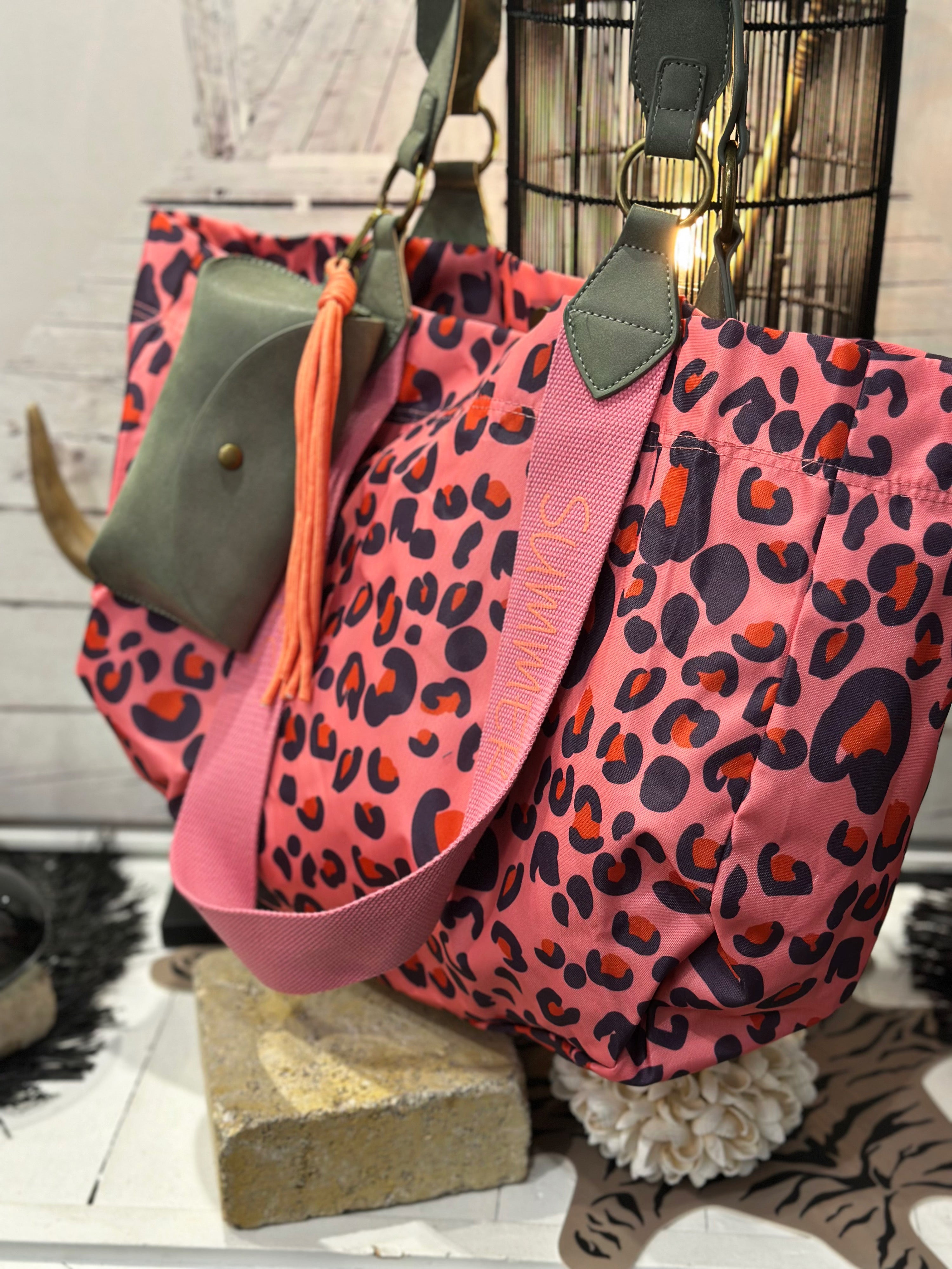 Sac VIBE SUMMER LEOPARD Fuchsia