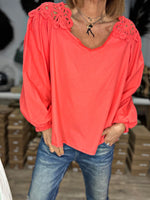 Charger l&#39;image dans la galerie, Blouse MARCO Corail - Banditas
