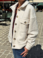 Charger l&#39;image dans la galerie, Blouson bouclette GAB Beige
