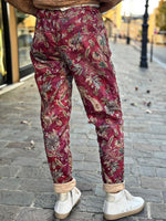 Charger l&#39;image dans la galerie, Pantalon TOSCANE Bordeaux
