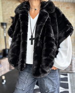Charger l'image dans la galerie, Blouson manches courtes MAE Noir
