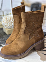 Charger l&#39;image dans la galerie, Boots KLARA Camel
