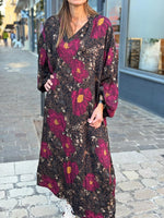 Charger l&#39;image dans la galerie, Robe FLORA Bordeaux
