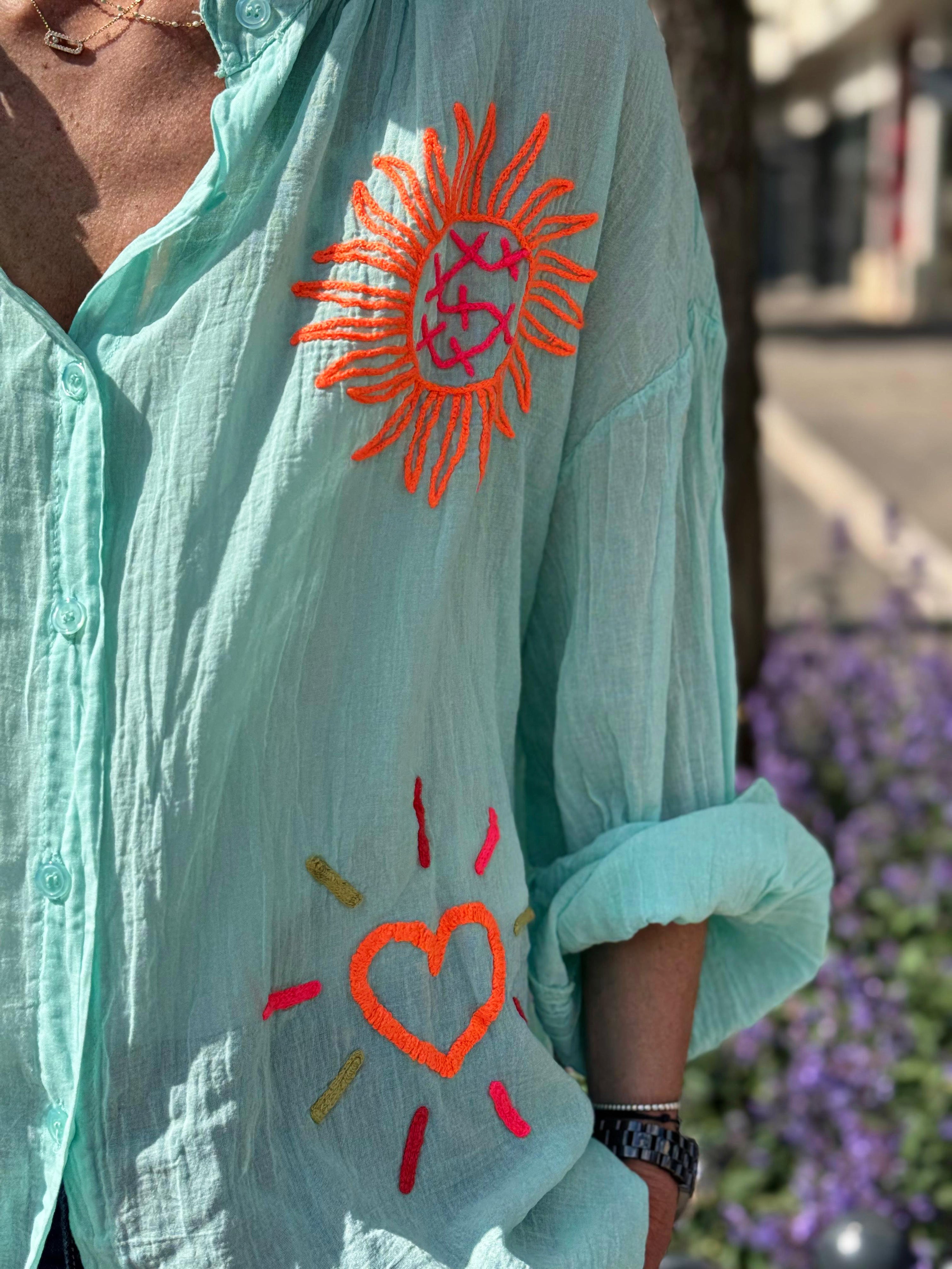 Chemise FABIOLA Aqua
