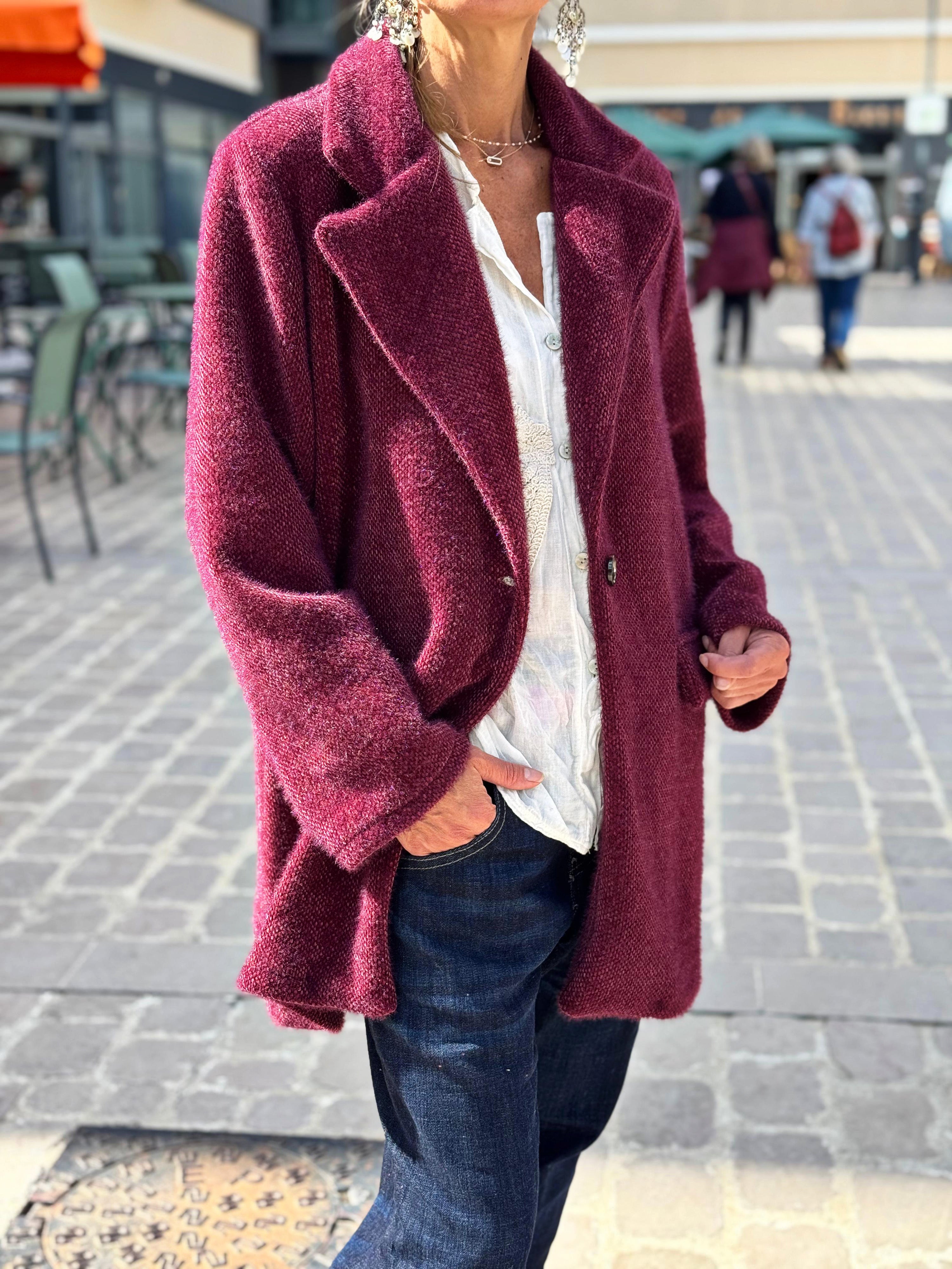 Manteau VIRGIL Bordeaux