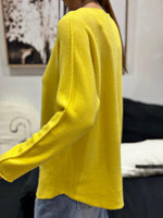 Charger l'image dans la galerie, Pull doux réversible LINO Jaune
