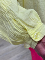 Charger l'image dans la galerie, Chemise Jaune imprimé dos - LORYA
