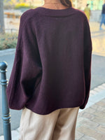 Charger l'image dans la galerie, Pull LOUNA Bordeaux foncé

