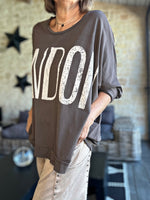 Charger l'image dans la galerie, Tee shirt LONDON choco
