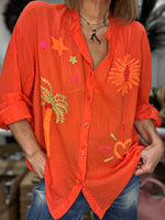 Charger l&#39;image dans la galerie, Chemise FABIOLA Orange
