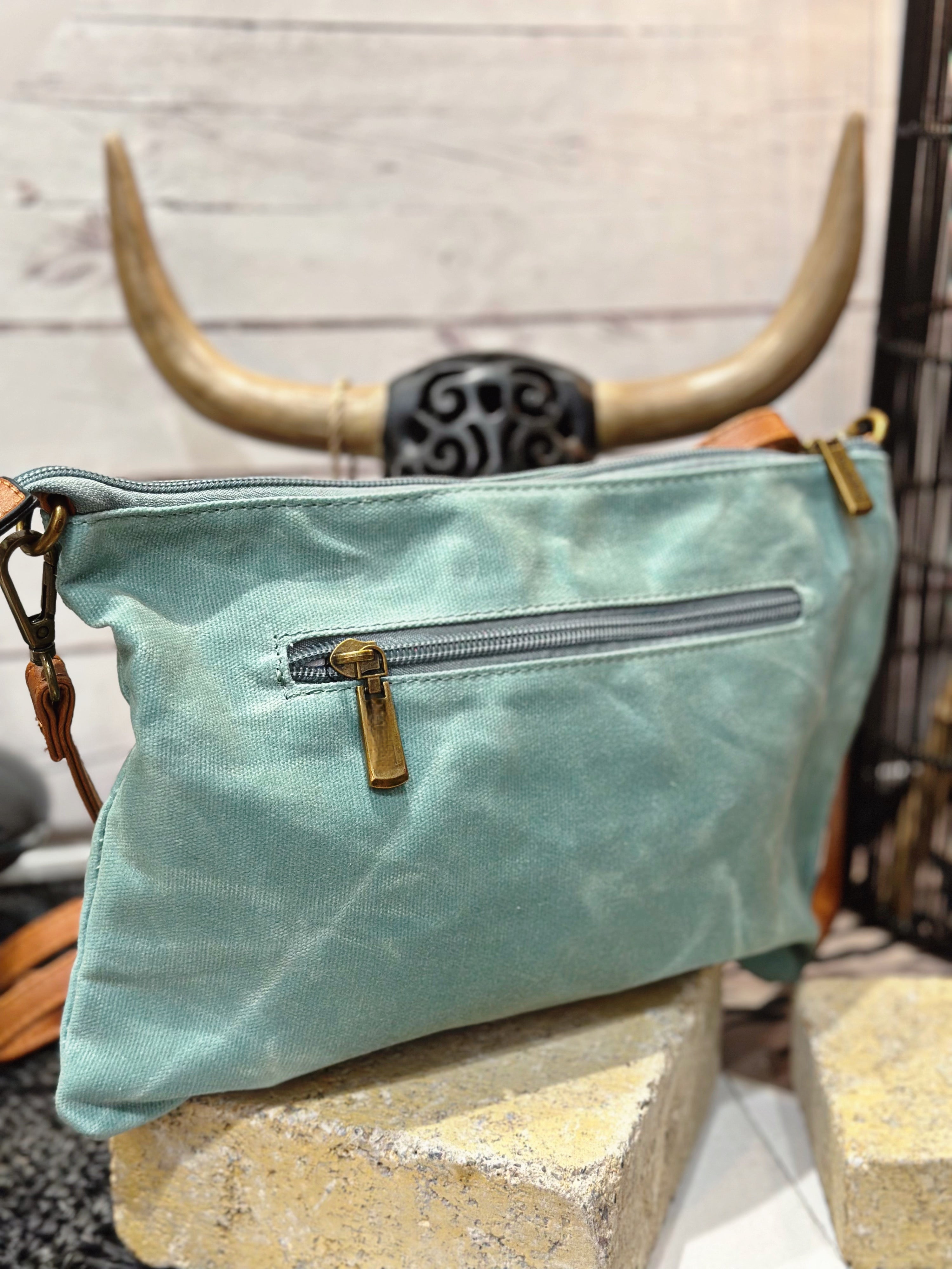 Sac/Pochette ISSA Turquoise