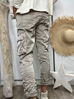 Charger l&#39;image dans la galerie, Pantalon CARGO Beige
