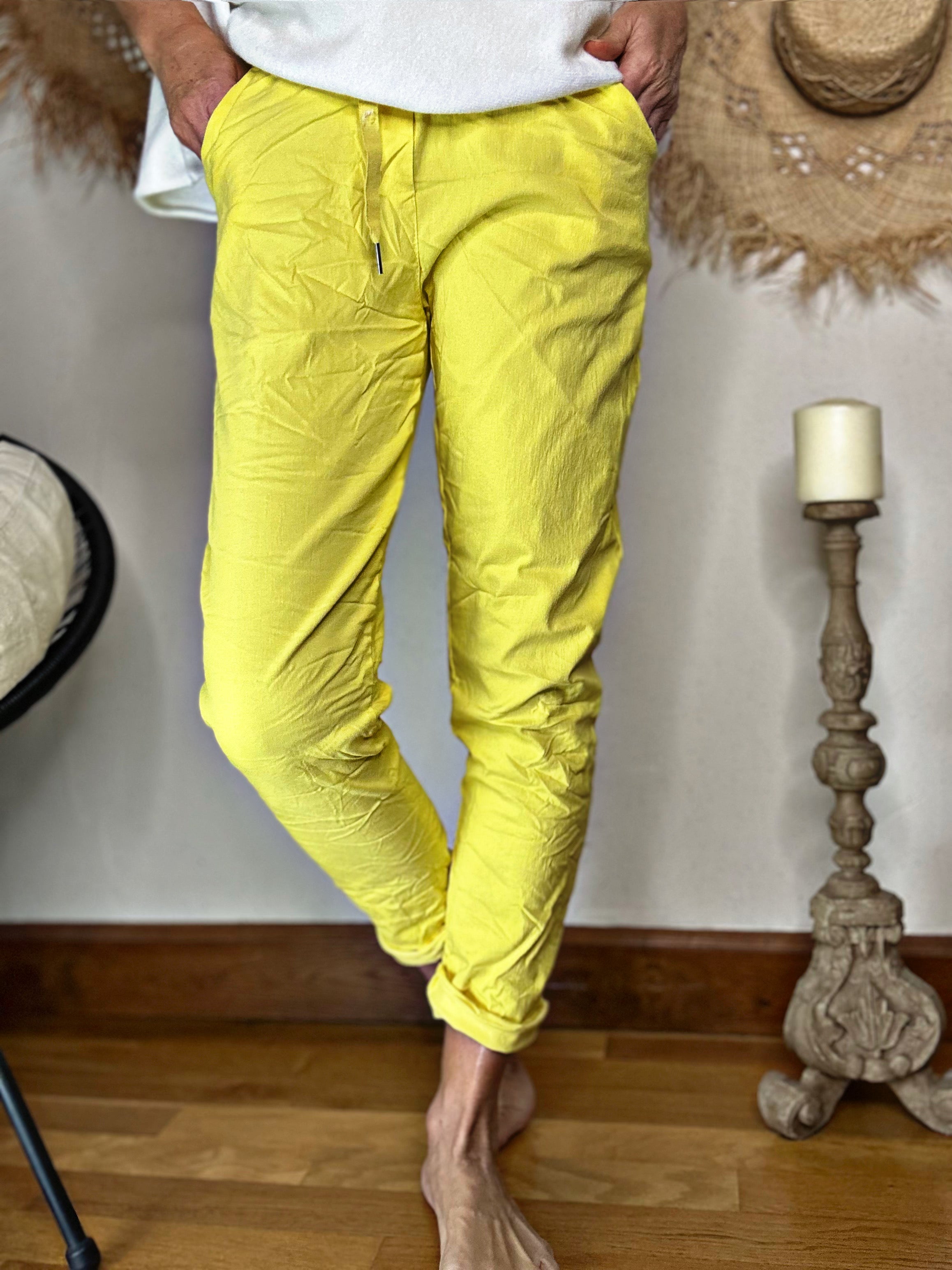 Pantalon magique TALLY Jaune