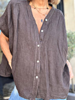 Charger l'image dans la galerie, Blouse lin Choco - 86
