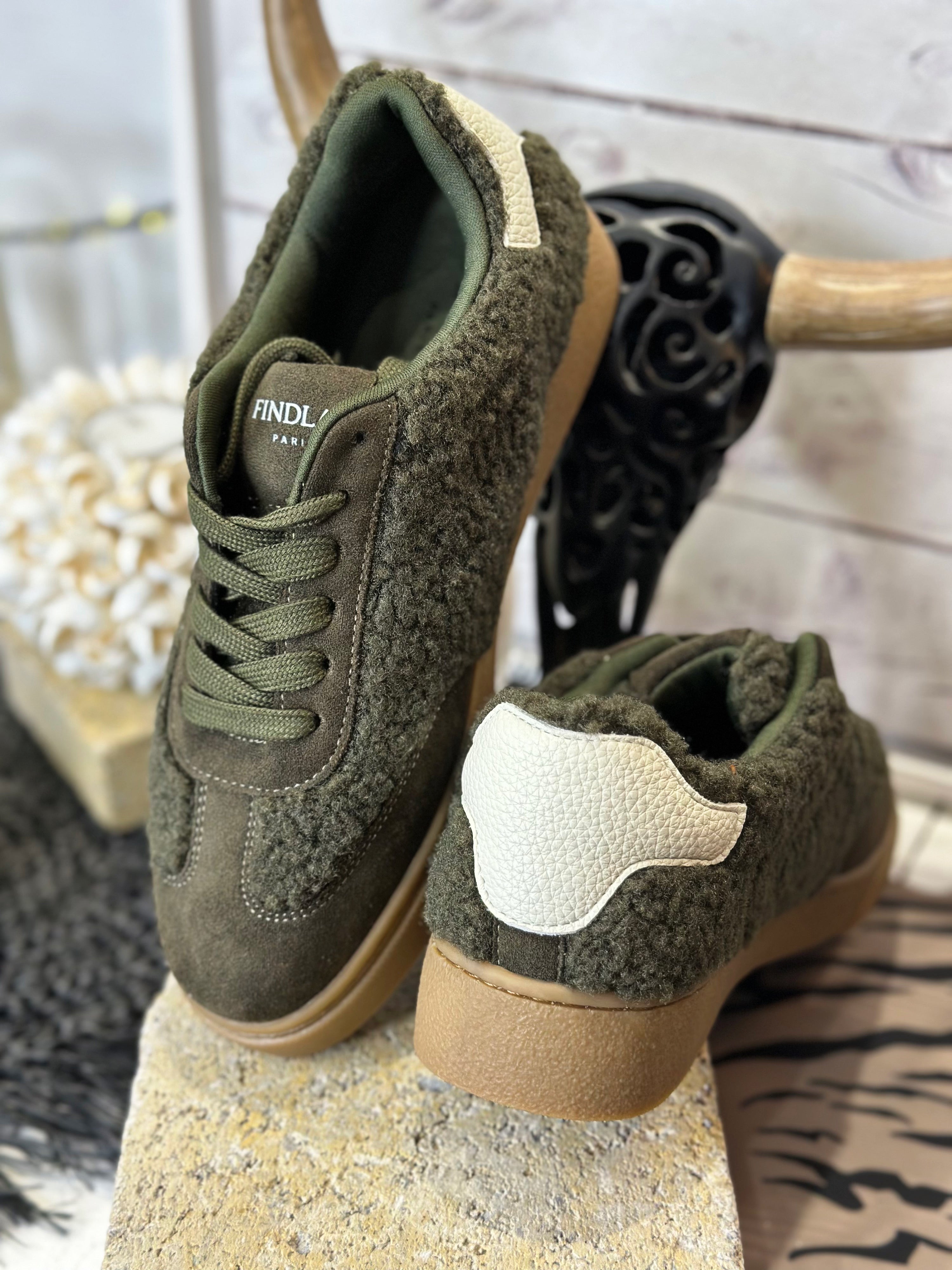 Baskets LILOU Kaki